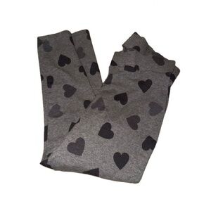 Torrid Leggings with hearts gray and black Women’s Plus Size 0